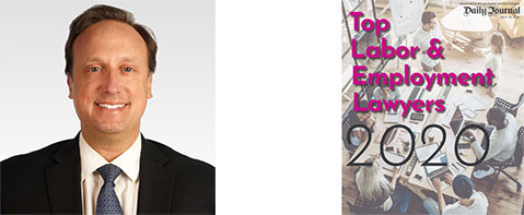MATTHEW OSTER RECOGNIZED BY THE DAILY JOURNAL AS A 2020 TOP LABOR & EMPLOYMENT LAWYER