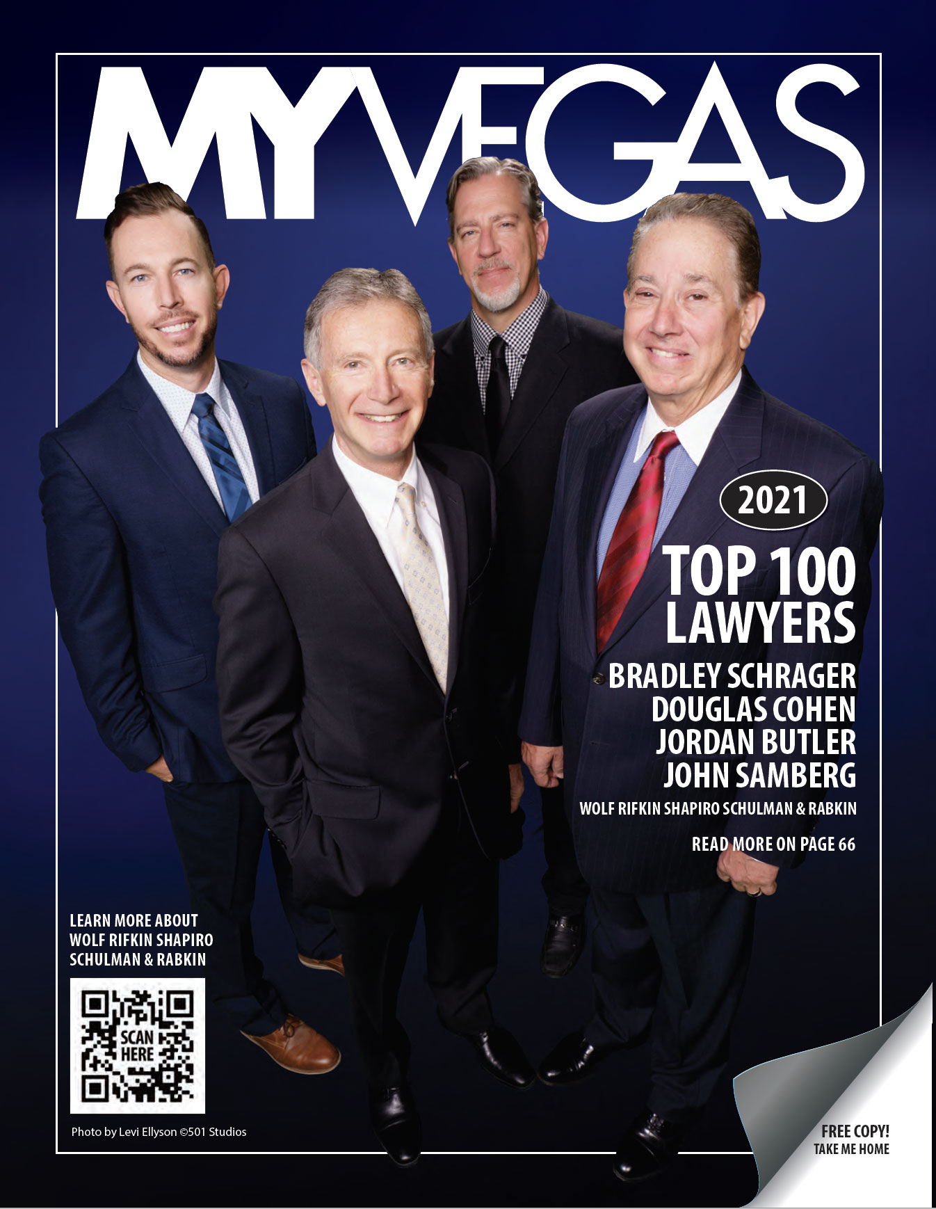 2021 Top 100 Lawyers - MyVegas Magazine Cover